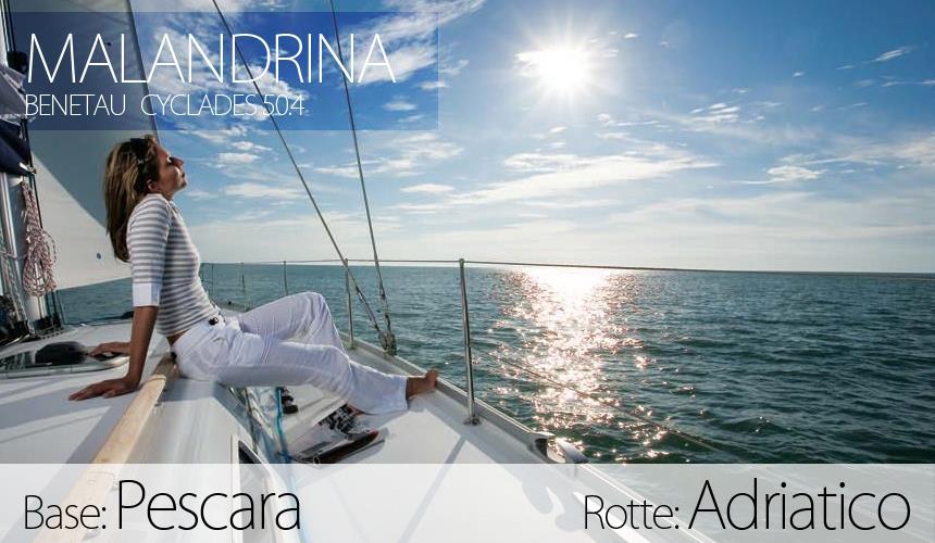 Noleggio barca a vela - Pescara.
4 cabine ognuna con bagno + cabina skipper